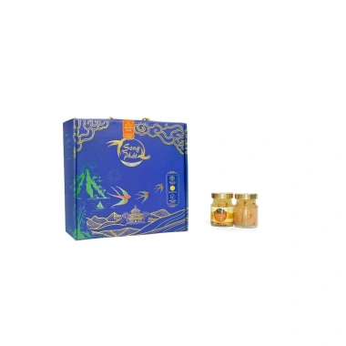 Tặng 2 hũ - Hộp quà 20 hũ yến sào Song Phát 70ml, sang trọng, tăng sức khỏe, giá 565k