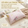 Tặng áo gối Tencel - Gối nấm 35x50 em bé mềm mịn, mát lạnh, thấm hút mồ - 89.000₫ 2