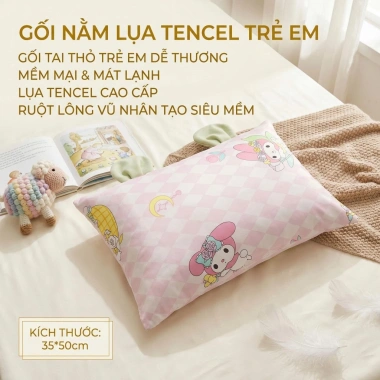 Tặng áo gối Tencel - Gối nấm 35x50 em bé mềm mịn, mát lạnh, thấm hút mồ - 89.000₫ 2 Tặng áo gối Tencel - Gối nấm 35x50 em bé mềm mịn, mát lạnh, thấm hút mồ - 89.000₫ 2