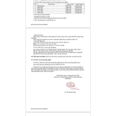Tăng cân sâm nhung plus - Bảo hành 60v, giá 650.000, hỗ trợ tăng cân nhanh, an toàn 8