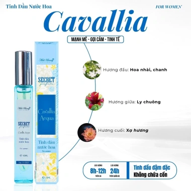 Tặng chai 3ml + tinh dầu nước hoa 10ml EDP Perfume xanh – mùi nữ/unisex mạnh mẽ, giá 75.000₫