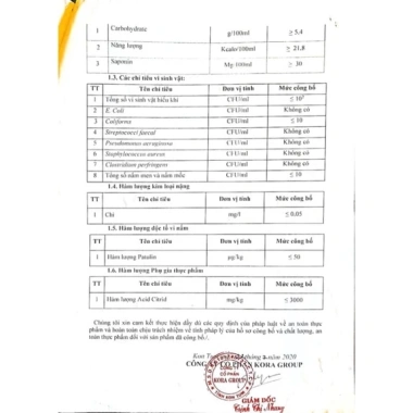 Tăng cường sức khỏe Hồng Đảng Sâm Kora Group 30% giải rượu, hộp 5 chai và lốc 6 chai 450.000 VND