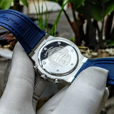Tặng Hộp Đẹp Đồng Hồ Nam Ferragamo F-80 42mm Swiss Quartz Dây Da Cá Sấu Ưu Đãi 3.2 Triệu 6