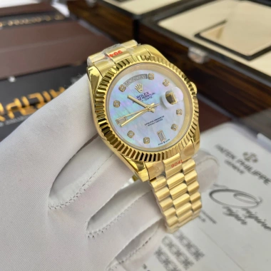 Tặng Hộp Đẹp Đồng Hồ Nam RoLex Sapphire RA22 36mm/40mm Mặt MOP Máy Cơ Automatic Nhật – Giá Ưu Đãi 2.55 Triệu 4