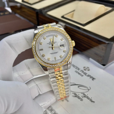 Tặng Hộp Đẹp Đồng Hồ Nam RoLex Sapphire RA82 36/40mm Trắng Viền Đá Automatic Nhật - Giá ưu đãi 2.55 triệu 2 Tặng Hộp Đẹp Đồng Hồ Nam RoLex Sapphire RA82 36/40mm Trắng Viền Đá Automatic Nhật - Giá ưu đãi 2.55 triệu 2