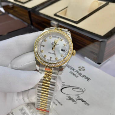 Tặng Hộp Đẹp Đồng Hồ Nam RoLex Sapphire RA82 36/40mm Trắng Viền Đá Automatic Nhật - Giá ưu đãi 2.55 triệu 3 Tặng Hộp Đẹp Đồng Hồ Nam RoLex Sapphire RA82 36/40mm Trắng Viền Đá Automatic Nhật - Giá ưu đãi 2.55 triệu 3