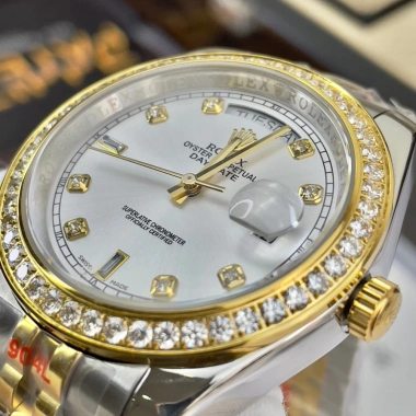 Tặng Hộp Đẹp Đồng Hồ Nam RoLex Sapphire RA82 36/40mm Trắng Viền Đá Automatic Nhật - Giá ưu đãi 2.55 triệu 5 Tặng Hộp Đẹp Đồng Hồ Nam RoLex Sapphire RA82 36/40mm Trắng Viền Đá Automatic Nhật - Giá ưu đãi 2.55 triệu 5