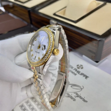 Tặng Hộp Đẹp Đồng Hồ Nam RoLex Sapphire RA82 36/40mm Trắng Viền Đá Automatic Nhật - Giá ưu đãi 2.55 triệu 6 Tặng Hộp Đẹp Đồng Hồ Nam RoLex Sapphire RA82 36/40mm Trắng Viền Đá Automatic Nhật - Giá ưu đãi 2.55 triệu 6