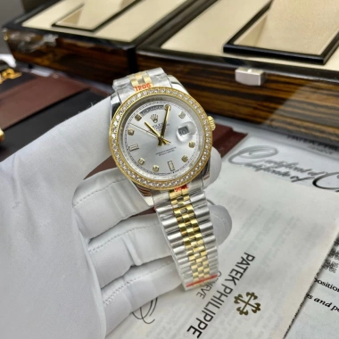 Tặng Hộp Đẹp Đồng Hồ Nam RoLex Sapphire RA82 36/40mm Trắng Viền Đá Automatic Nhật - Giá ưu đãi 2.55 triệu 9 Tặng Hộp Đẹp Đồng Hồ Nam RoLex Sapphire RA82 36/40mm Trắng Viền Đá Automatic Nhật - Giá ưu đãi 2.55 triệu 9