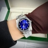 Tặng Hộp Đẹp Đồng Hồ Nam RoLex Xanh Viền Đá Dây Đá Máy Cơ Nhật Bảo Hành 2 Năm 2