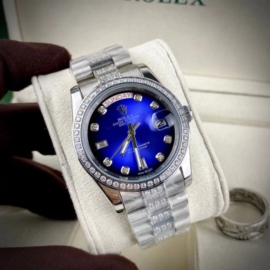 Tặng Hộp Đẹp Đồng Hồ Nam RoLex Xanh Viền Đá Dây Đá Máy Cơ Nhật Bảo Hành 2 Năm 4 Tặng Hộp Đẹp Đồng Hồ Nam RoLex Xanh Viền Đá Dây Đá Máy Cơ Nhật Bảo Hành 2 Năm 4
