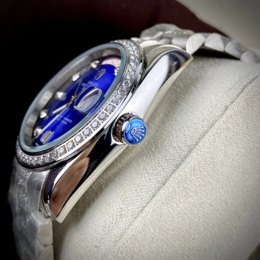 Tặng Hộp Đẹp Đồng Hồ Nam RoLex Xanh Viền Đá Dây Đá Máy Cơ Nhật Bảo Hành 2 Năm 7 Tặng Hộp Đẹp Đồng Hồ Nam RoLex Xanh Viền Đá Dây Đá Máy Cơ Nhật Bảo Hành 2 Năm 7