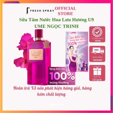 Tặng Kem Body UME 20g - Sữa Tắm Ngọc Trinh 250ml Hương Quyến Rũ 332.000 VND 3