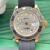 Tặng kèm hộp Đồng hồ nam Rolex Yacht Master 41mm máy cơ Nhật Bản full đá CZ dây silicone - Giá ưu đãi 3,5 triệu