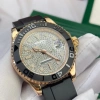 Tặng kèm hộp Đồng hồ nam Rolex Yacht Master 41mm máy cơ Nhật Bản full đá CZ dây silicone - Giá ưu đãi 3,5 triệu 2