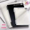 Tặng Kèm Sticker Sổ Còng A5 120 Trang Không Hoạ Tiết, Bìa 10 Chấu Khuyết Còng Giá chỉ 30k 3