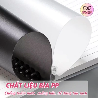Tặng Kèm Sticker Sổ Còng A5 120 Trang Không Hoạ Tiết, Bìa 10 Chấu Khuyết Còng Giá chỉ 30k