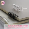 Tặng Kèm Sticker Sổ Còng A5 120 Trang Không Hoạ Tiết, Bìa 10 Chấu Khuyết Còng Giá chỉ 30k 9