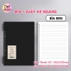 Tặng Kèm Sticker Sổ Còng A5 120 Trang Không Hoạ Tiết, Bìa 10 Chấu Khuyết Còng Giá chỉ 30k 10