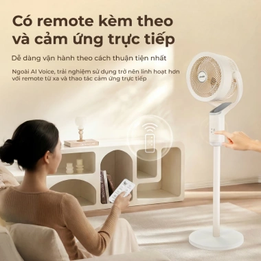 Tặng Máy Massage 700K - Quạt Tuần Hoàn AI Paveden PCF-18RHB, Điều Khiển Giọng Nói, Giá chỉ 1.29tr 4