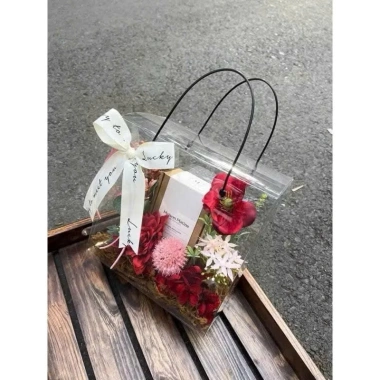 Tặng Nơ Sỉ 10-20-50 Túi Hộp Nhựa Trong Suốt Cao Cấp Đựng Quà Gấu Snack Hoa Giá 118.500 VND
