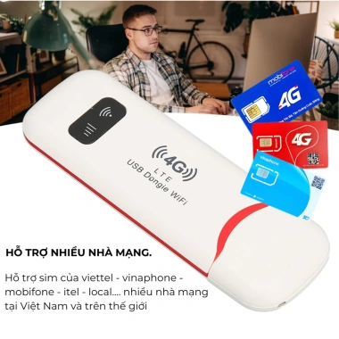 Tặng SIM DATA 4G Viettel 5GB/ngày + Wifi Di Động U17 USB, kèm cáp TypeC - Giá 525.000 6