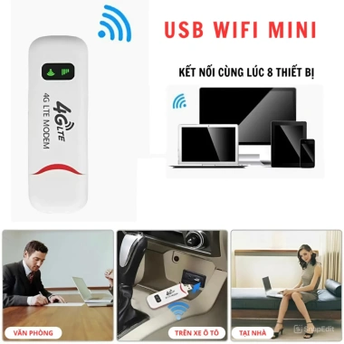 Tặng SIM DATA 4G Viettel 5GB/ngày + Wifi Di Động U17 USB, kèm cáp TypeC - Giá 525.000 9