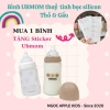 Tặng Sticker Bình sữa UB thủy tinh bọc silicon 180/240ml - Giá chỉ 505.000đ