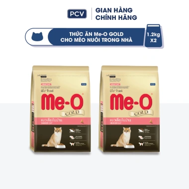 Tặng Túi Linen Quà Quấn Kèm - Combo 2 Gói Me-O Gold 1,2kg x2 Hạt Dinh Dưỡng Cho Mèo - Giá Ưu Đãi 396.000 VND 2