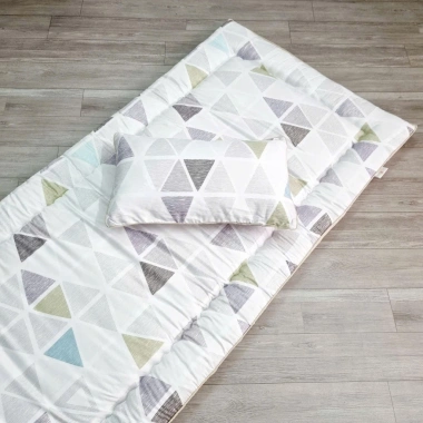 Tặng túi PVC + Bộ nệm gối văn phòng gấp gọn Kimhome, trải sàn 1 người, giá chỉ 450.000₫
