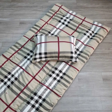 Tặng túi PVC + Bộ nệm gối văn phòng gấp gọn Kimhome, trải sàn 1 người, giá chỉ 450.000₫