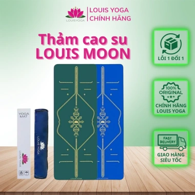 Tặng Túi Thảm Yoga Cao Su Louis Yoga Moon 4.5mm Định Tuyến - Giá 750.000đ