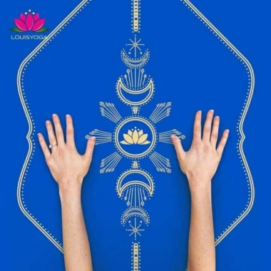 Tặng Túi Thảm Yoga Cao Su Louis Yoga Moon 4.5mm Định Tuyến - Giá 750.000đ