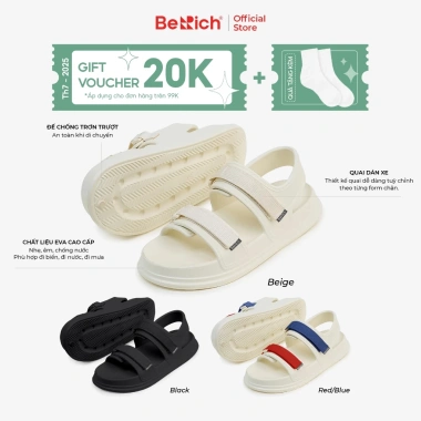 Tặng Vở Lùi Size Dép Sandal EVA BeRich Chống Nước Siêu Nhẹ Êm Chân Trẻ Em BE222