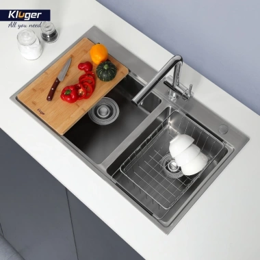 Tặng Vòng Chậu rửa bát Kluger KW8.211S S84 - Hộc rửa tiện ích, chống tràn, cách âm hiệu quả - Giá ưu đãi 8,39 triệu 4