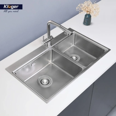 Tặng Vòng Chậu rửa bát Kluger KW8.211S S84 - Hộc rửa tiện ích, chống tràn, cách âm hiệu quả - Giá ưu đãi 8,39 triệu 5