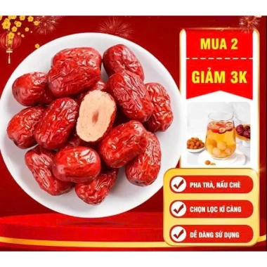Táo Đỏ Sấy Khô Tự Nhiên - Trái Cây Khô Pha Trà, Nấu Nước, Hầm Canh 60.000 VNĐ