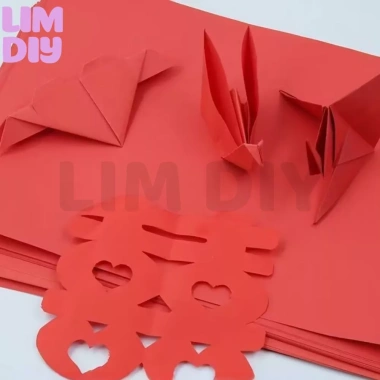 Tập 10 Giấy Bìa Màu Đỏ LIM DIY Giấy Mỹ Thuật Cứng Vừa A3 A4 A5 Hình Tròn 25‑29cm Giá 39.900₫ 3