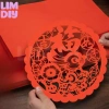Tập 10 Giấy Bìa Màu Đỏ LIM DIY Giấy Mỹ Thuật Cứng Vừa A3 A4 A5 Hình Tròn 25‑29cm Giá 39.900₫ 4