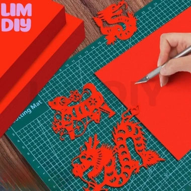 Tập 10 Giấy Bìa Màu Đỏ LIM DIY Giấy Mỹ Thuật Cứng Vừa A3 A4 A5 Hình Tròn 25‑29cm Giá 39.900₫ 8