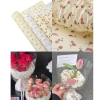 Tập 20 tờ giấy gói hoa ánh ngọc trai, mếch nến, giấy nhăn, giấy vò - Giá 17.000₫