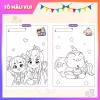 Tập 20 tranh tô màu Natra giấy dày A4/A5 - Đồ chơi giáo dục sáng tạo cho bé 4