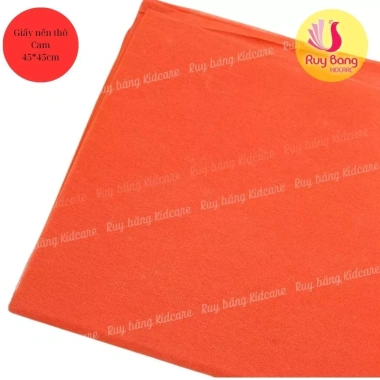 Tập 50 tờ giấy Mếch lụa 45x45cm, đủ màu, nến thô, gói hoa, tài lộc chỉ 12.000đ 8
