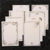 Tập 8 tờ giấy kraft viết thư, bưu thiếp vintage khung viền cổ điển TH18 - Giá 12.000 VND 10