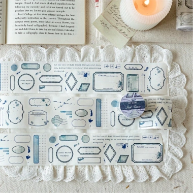 Tạp chí GO 5x200cm Washi Masking Tape - Die-Cut PET Sticker cho Scrapbooking, Junk Journal, Planner DIY, giảm còn 31.570đ