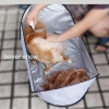 Tạp dề cắt lông chó mèo gập gọn, bắt lông không bẩn, kích thước lớn, dụng cụ tại nhà giảm 20% 4