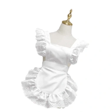 Tạp Dề Người Giúp Việc Xù Eo Halloween Cho Nữ - Cosplay Nhà Bếp Giá Ưu Đãi 155k