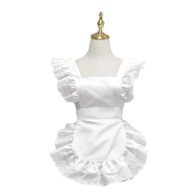 Tạp Dề Người Giúp Việc Xù Eo Halloween Cho Nữ - Cosplay Nhà Bếp Giá Ưu Đãi 155k