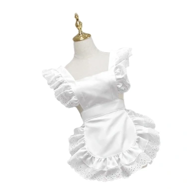 Tạp Dề Người Giúp Việc Xù Eo Halloween Cho Nữ - Cosplay Nhà Bếp Giá Ưu Đãi 155k