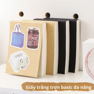 Tập Giấy Ghi Chú Bìa Kraft NO32 - Note Giấy Trơn, Sổ Tay Tối Giản, 31.050 VND 5